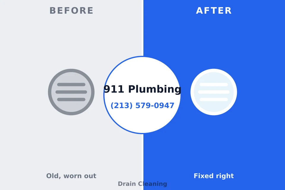 Before and after: plumbing company Defiance, OH